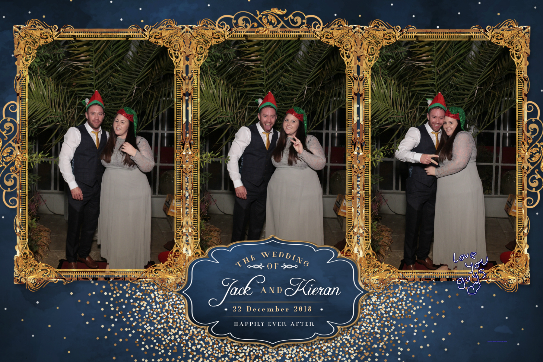 Jack and Kieran's Wedding | View more photos from the event at gallery.myphotoboothexperience.co.uk/u/MyPhotoBoothExperienceLtd/Jack-and-Kierans-Wedding